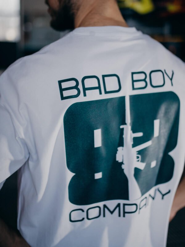 Футболка біла oversize "BB logo"