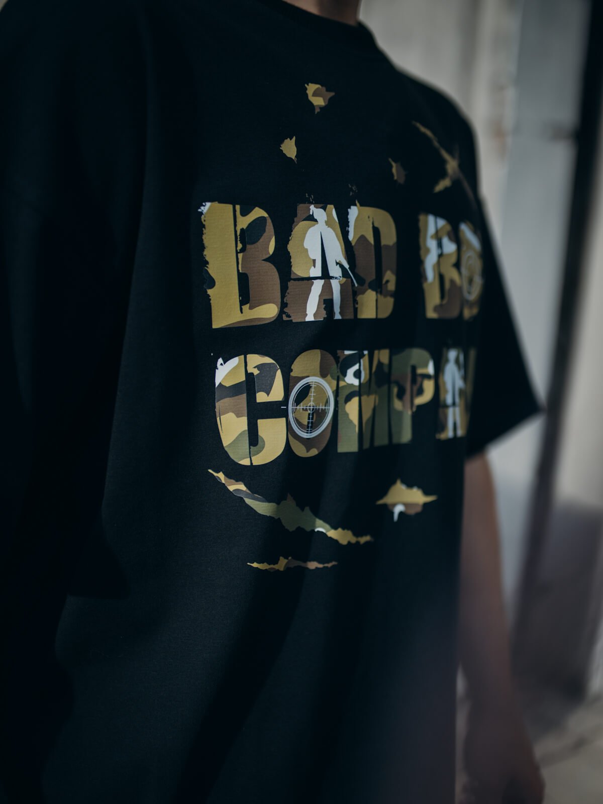 Футболка чорна oversize "Target boy" - Зображення 3