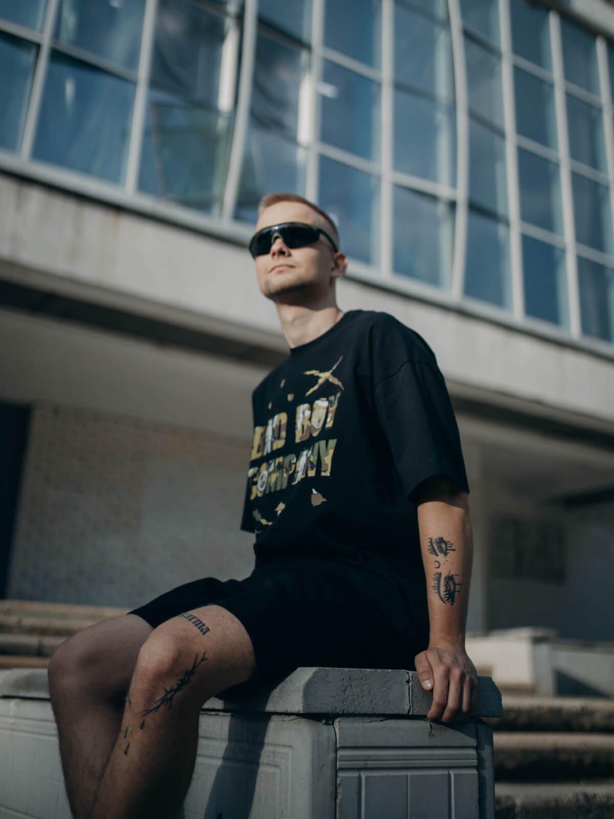 Футболка чорна oversize "Target boy" - Зображення 6