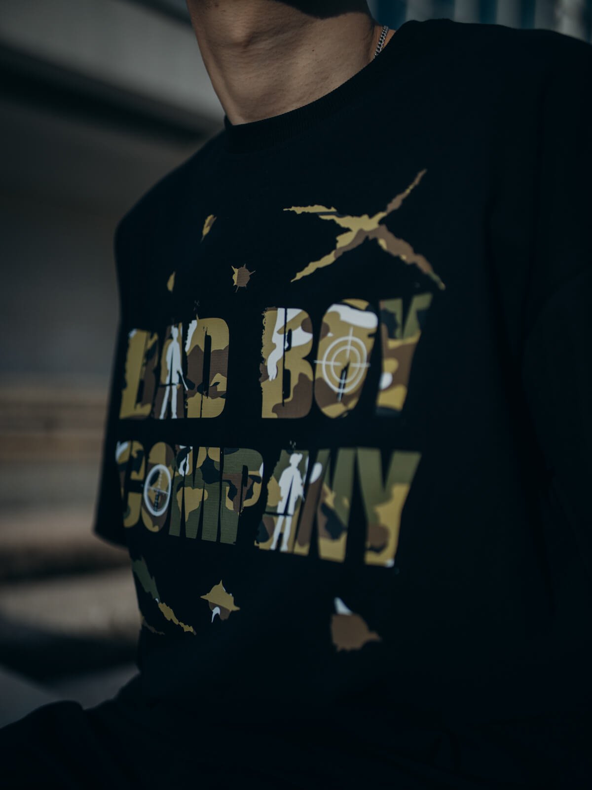 Футболка чорна oversize "Target boy" - Зображення 2