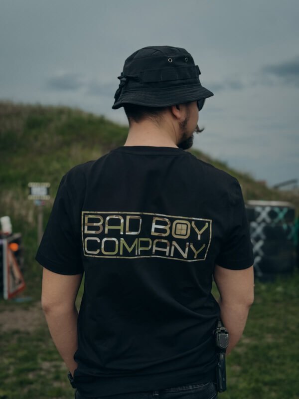 Футболка чорна "ВВС multicam"