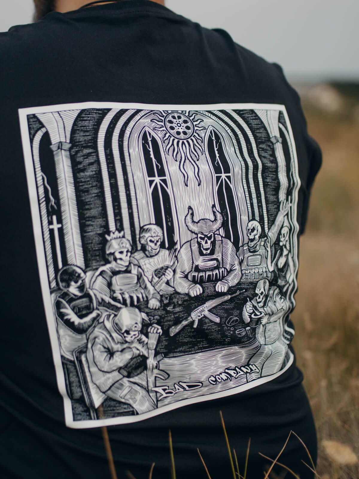 Футболка чорна "7 гріхів" - Зображення 4