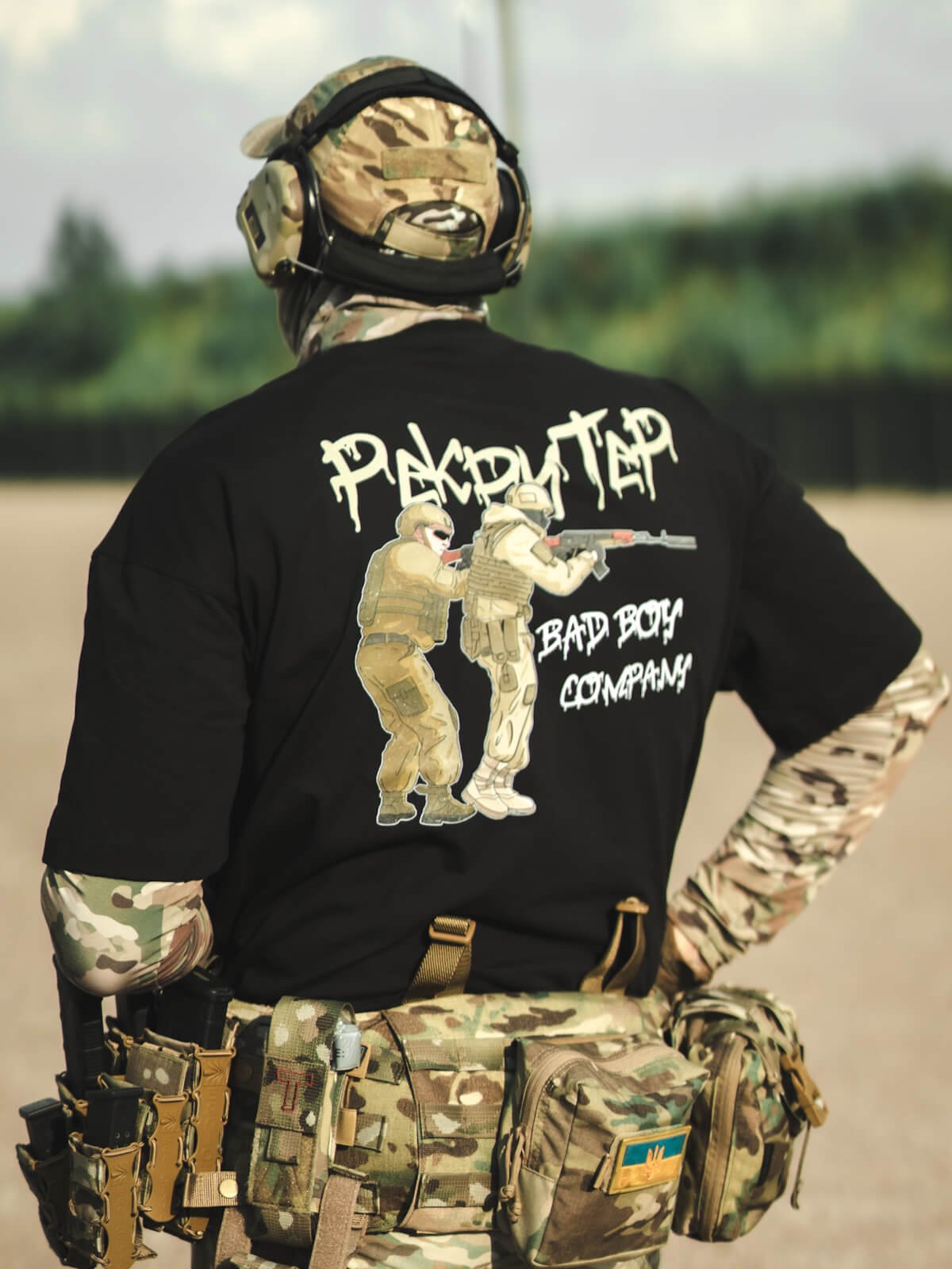 Футболка чорна oversize "Рекрутер" - Зображення 3