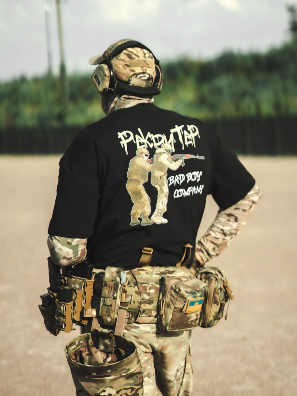 Футболка чорна oversize "Рекрутер" - Зображення 4