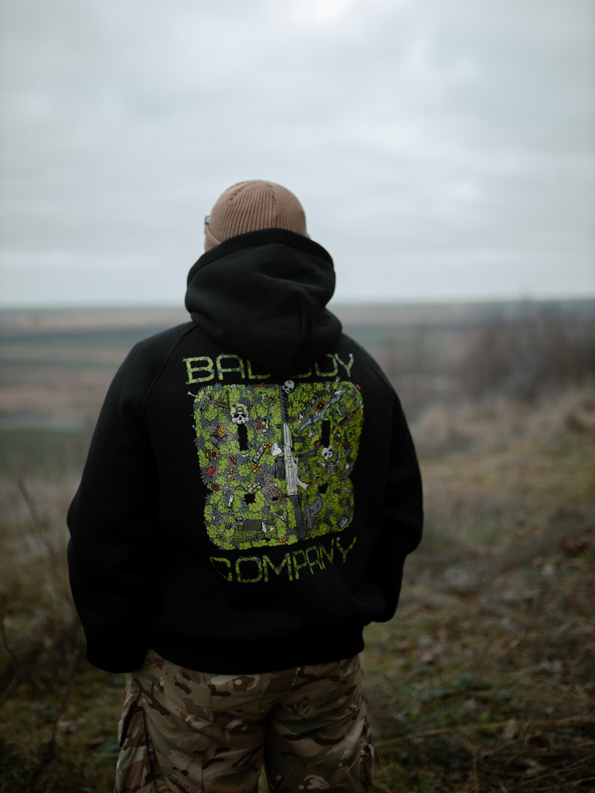 Худі чорне oversize "Vesna" - Зображення 6