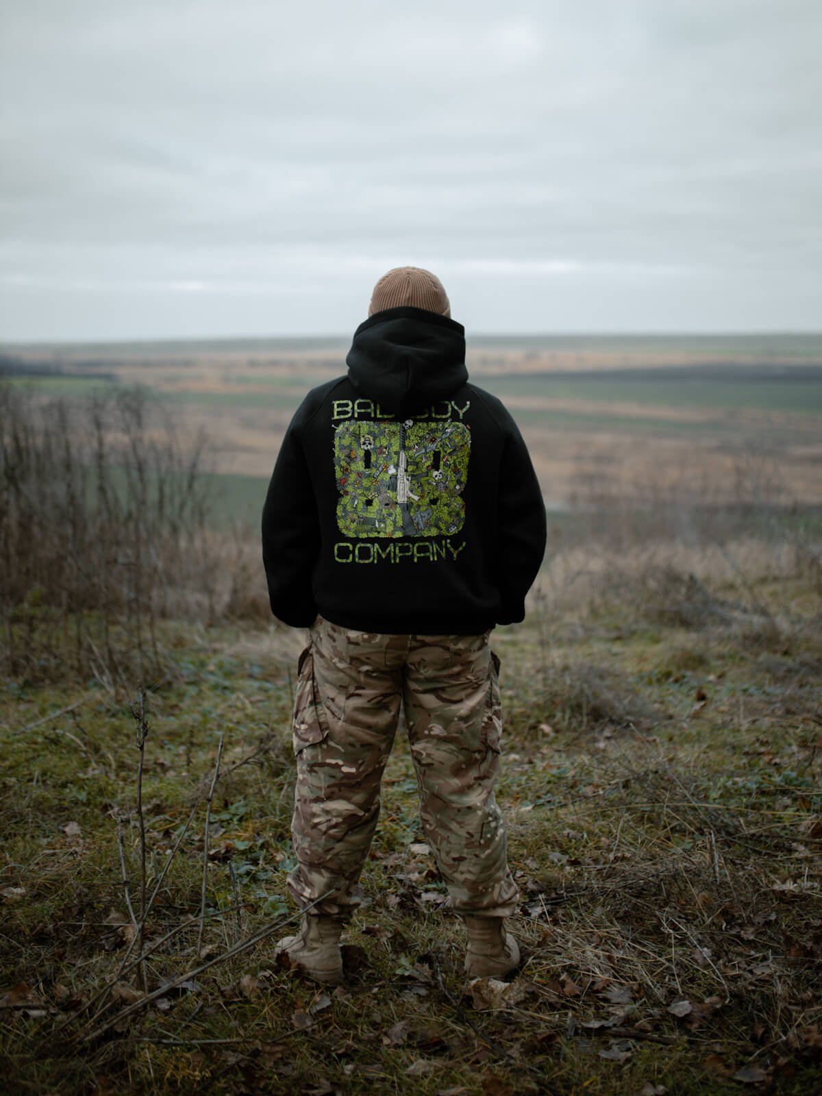 Худі чорне oversize "Vesna" - Зображення 4