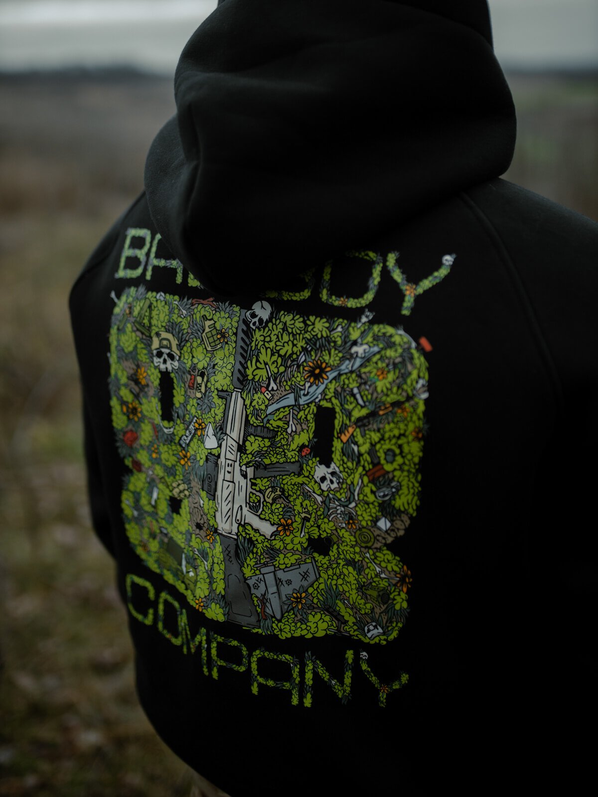 Худі чорне oversize "Vesna" - Зображення 3