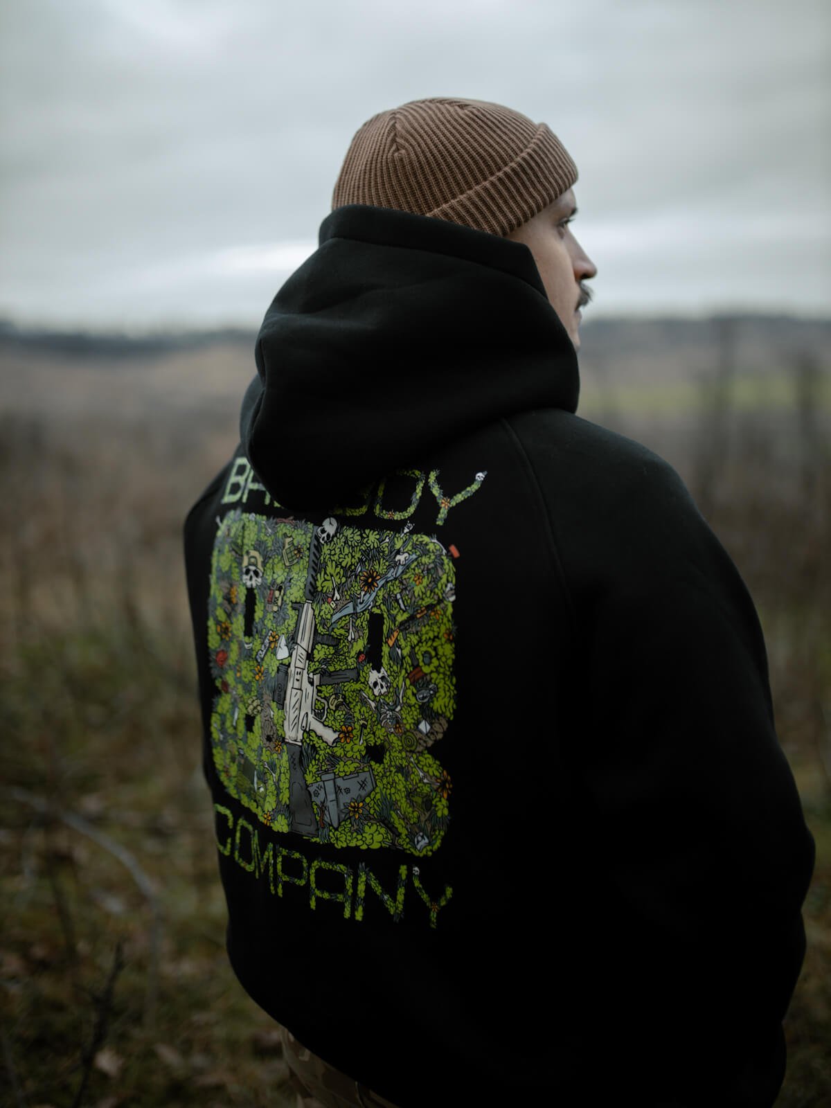 Худі чорне oversize "Vesna" - Зображення 5