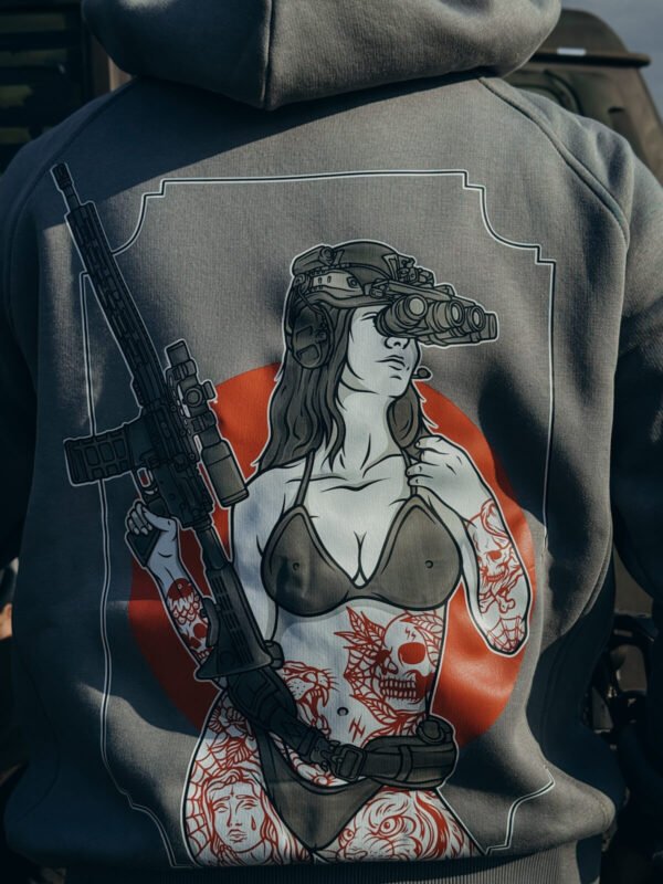 Худі oversize "Red girl 3.0"