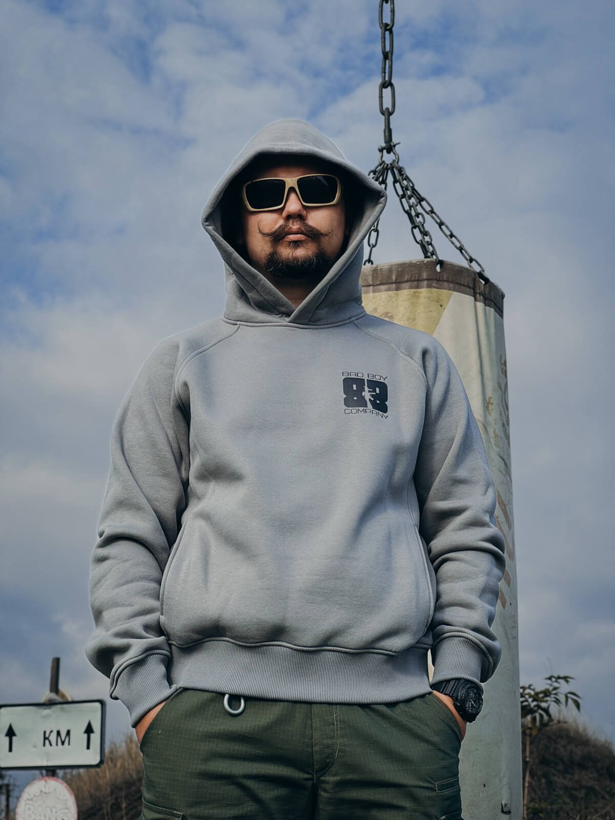 Худі oversize "Vesna black" - Зображення 3