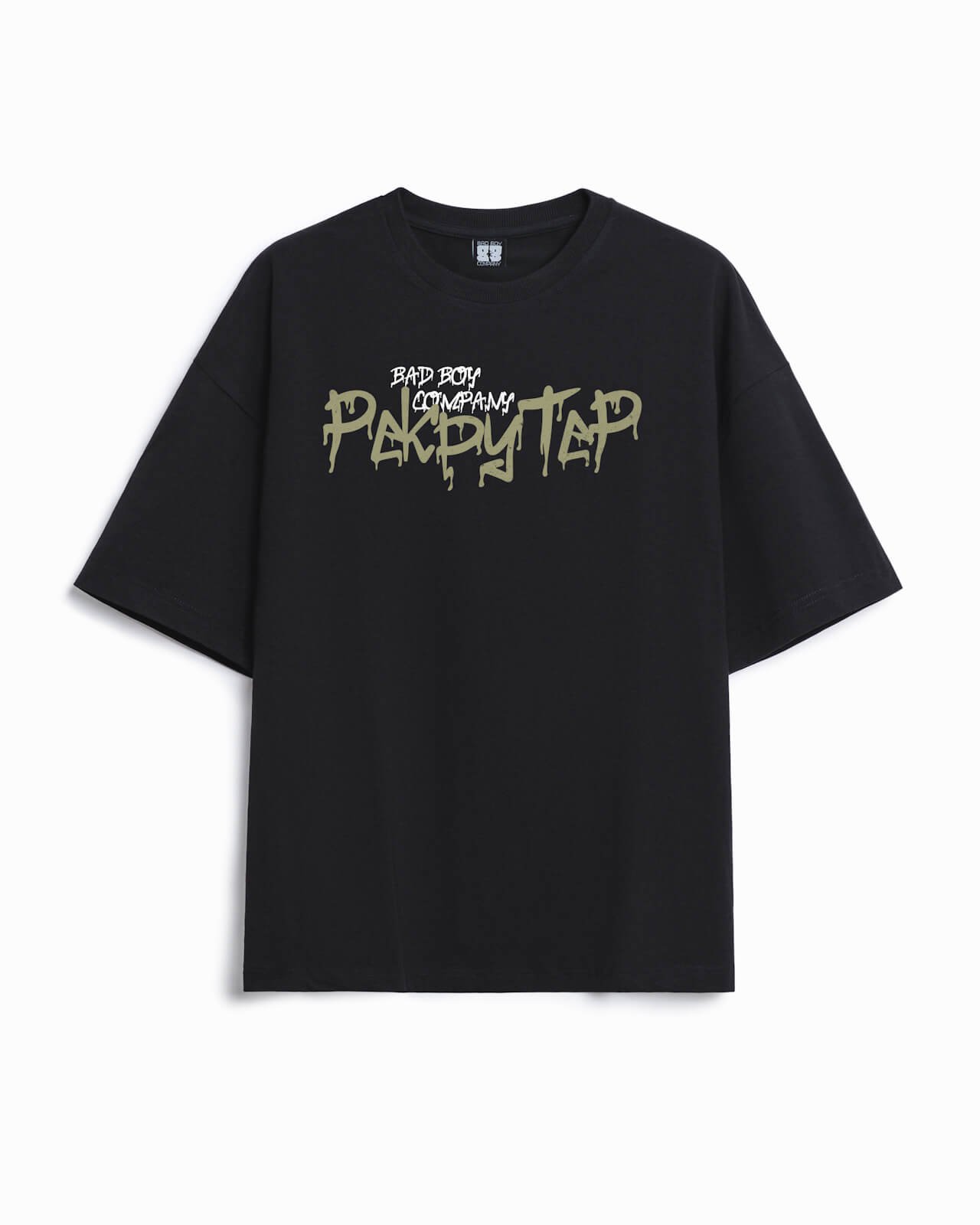 Футболка чорна oversize "Рекрутер"