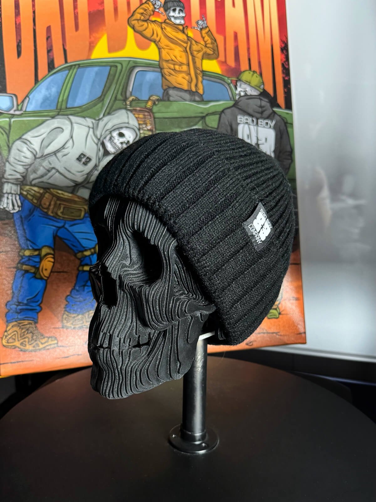 Шапка чорна фліс ВВ стандарт