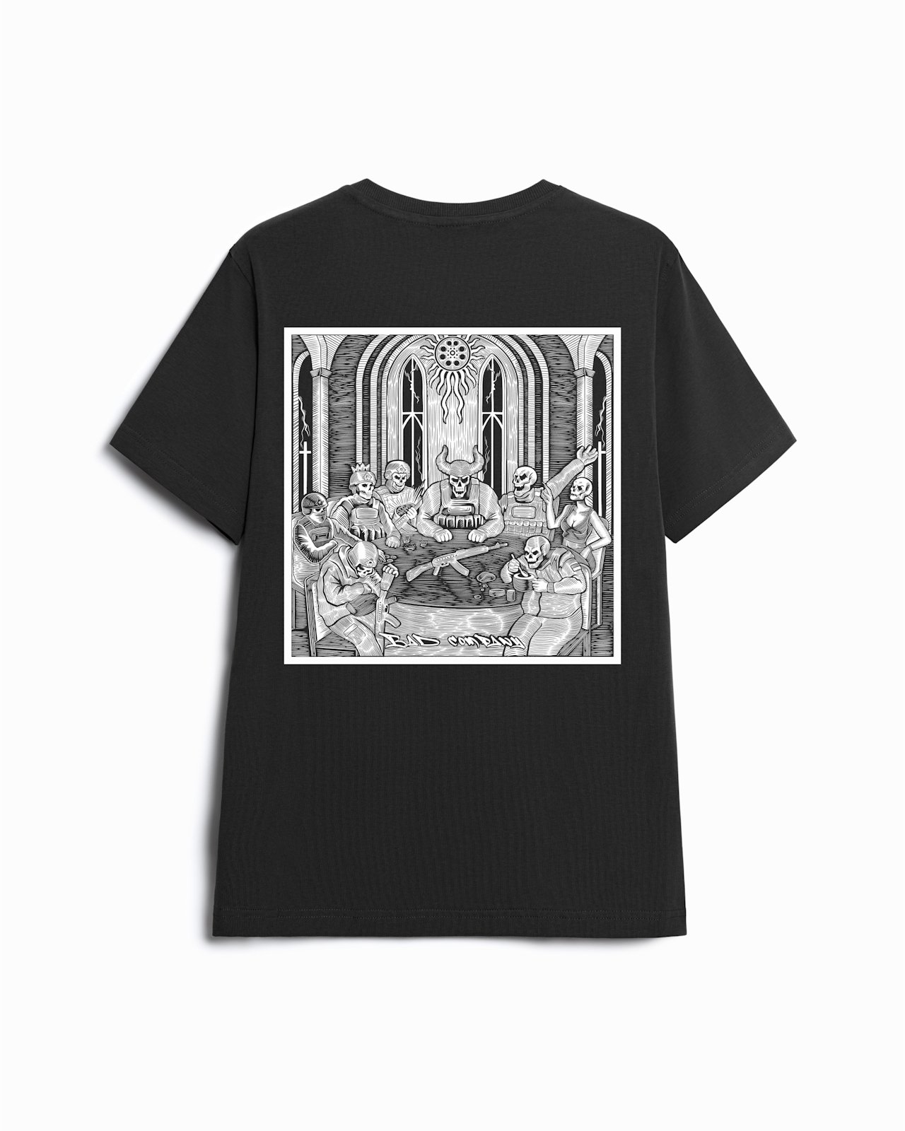 Футболка чорна "7 гріхів"