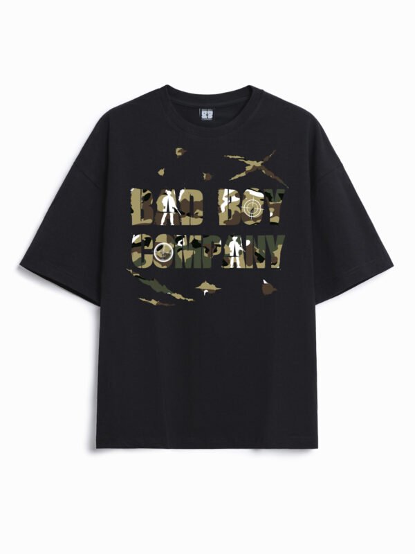 Футболка чорна oversize "Target boy"