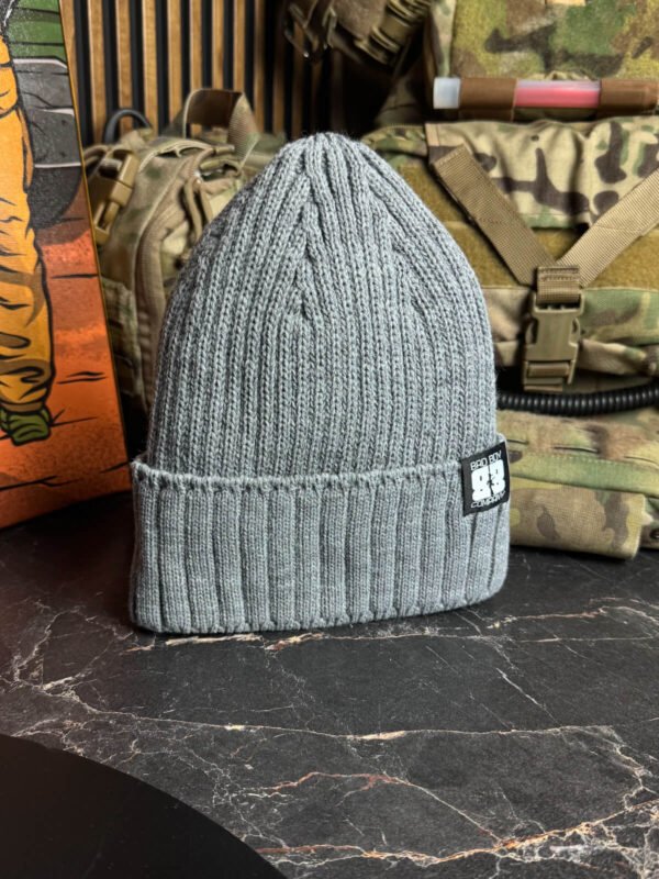 Шапка сіра фліс ВВ  стандарт