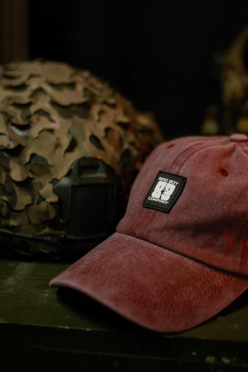 Кепка бордо "ВВ" mini patch - Зображення 3